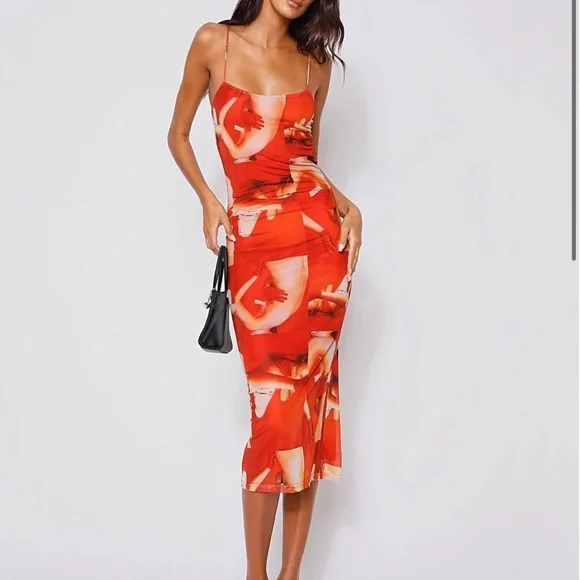 Tiger Mist Midi Dress